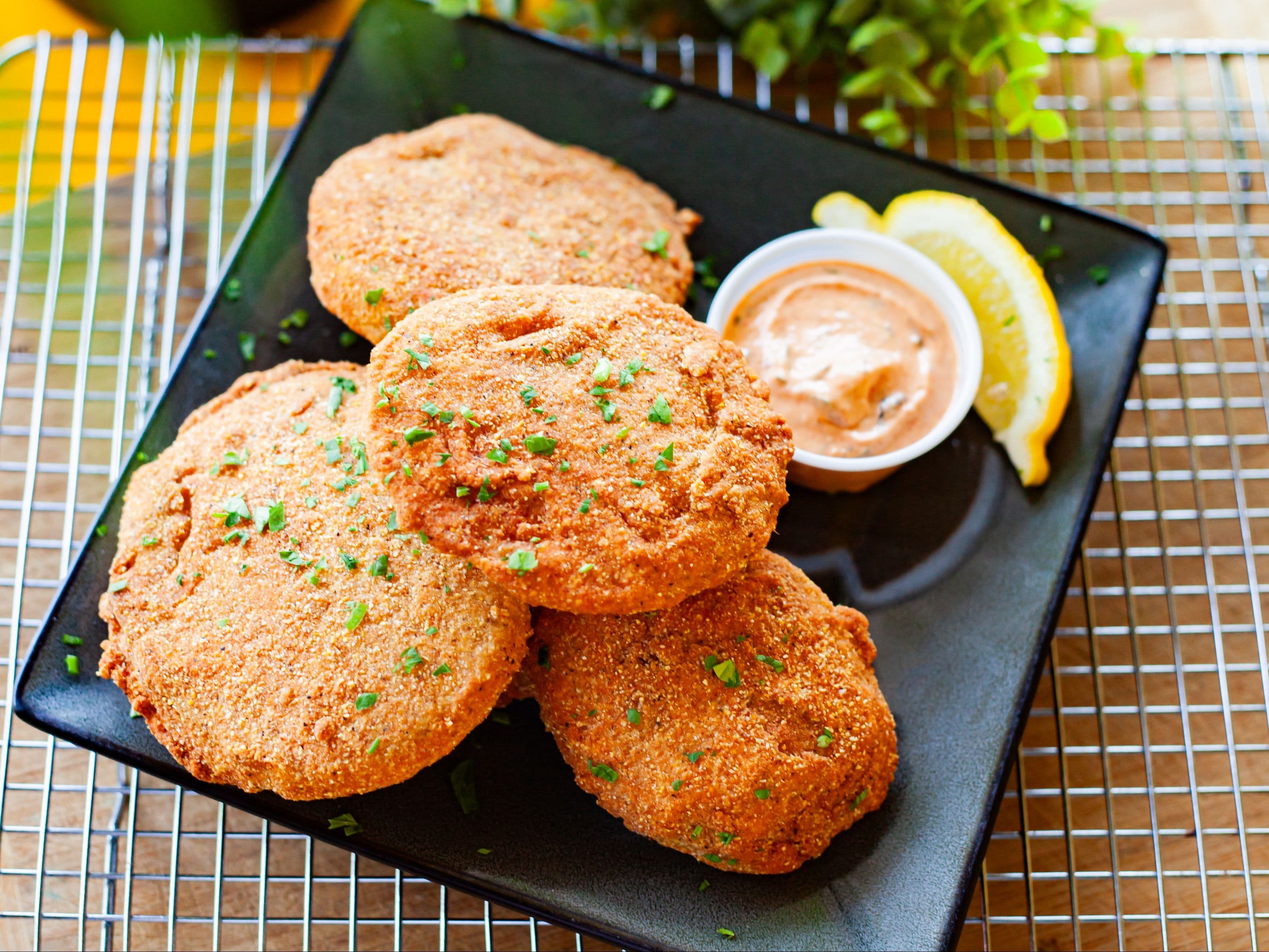 Photo of 'Fried Green Tomatoes' meal.